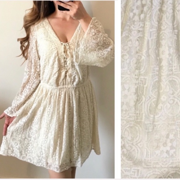 american eagle boho dress